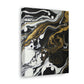 Neon Shadow Pour. - Canvas