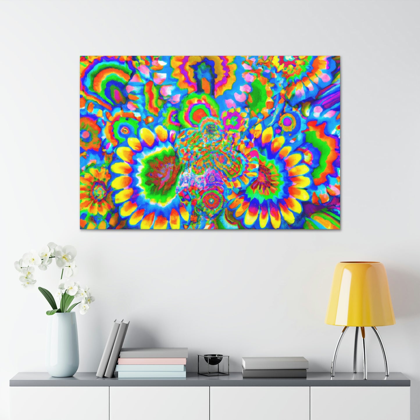 "Trippy Bloom" - Canvas
