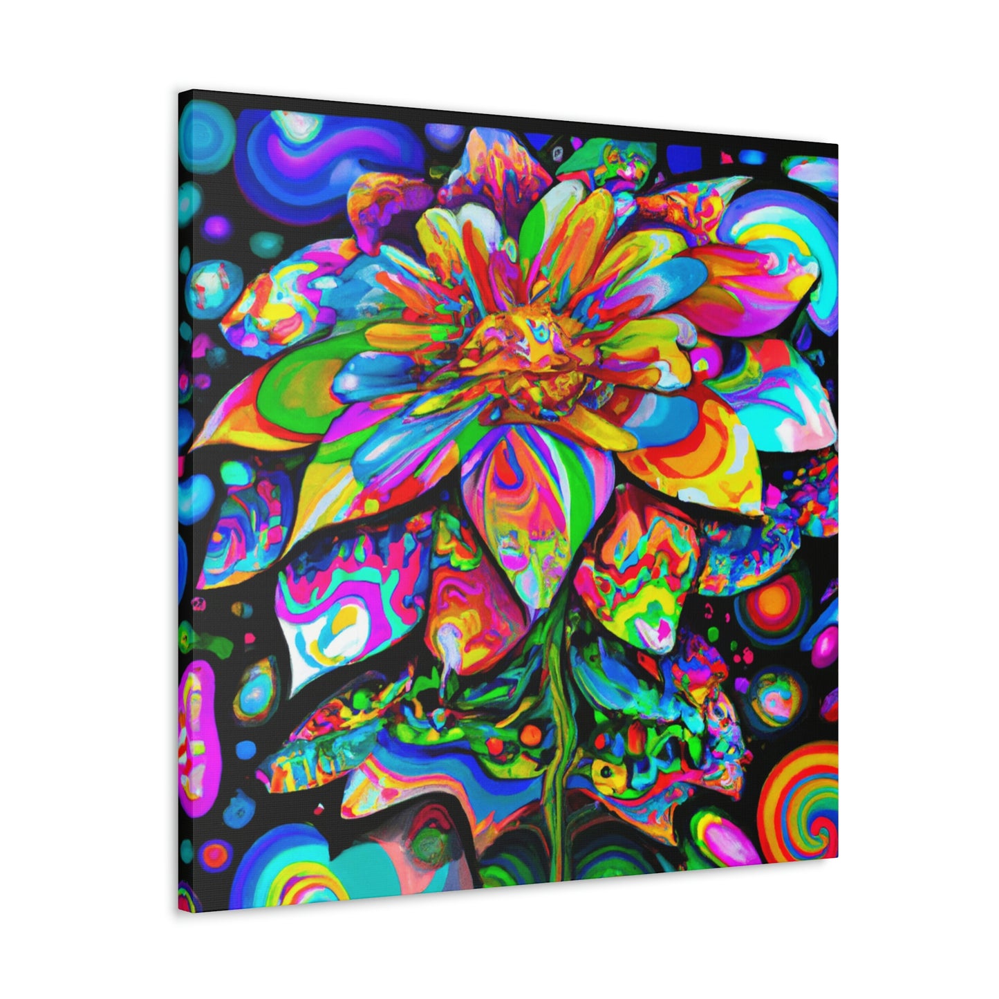 Colorful Joyful Bloom - Canvas