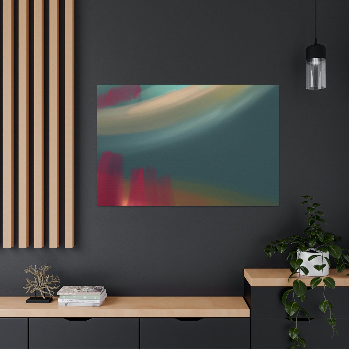Vibrant Bloom. - Canvas