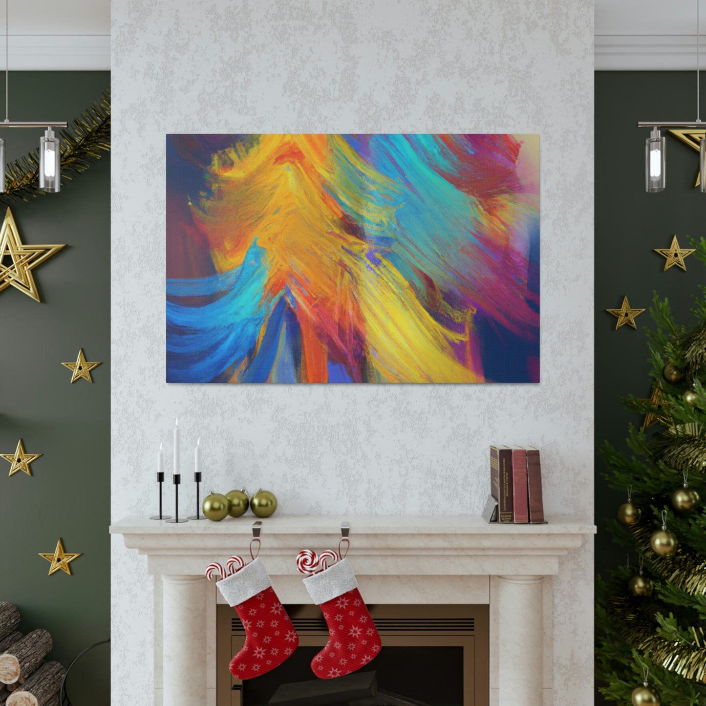 Colorful Brush Cords. - Canvas