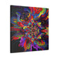 "Trippy Blooms" - Canvas