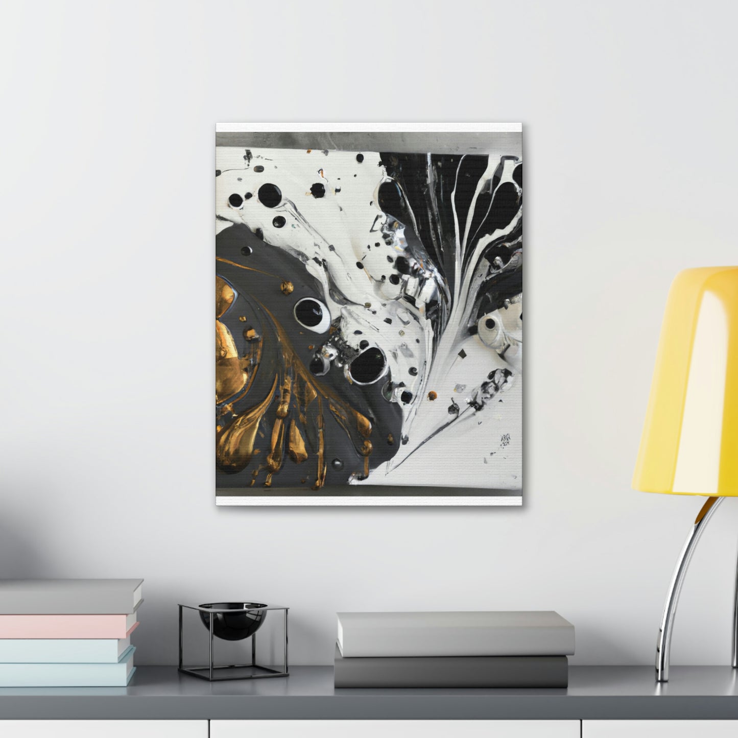 Gleaming Flow Fusion. - Canvas