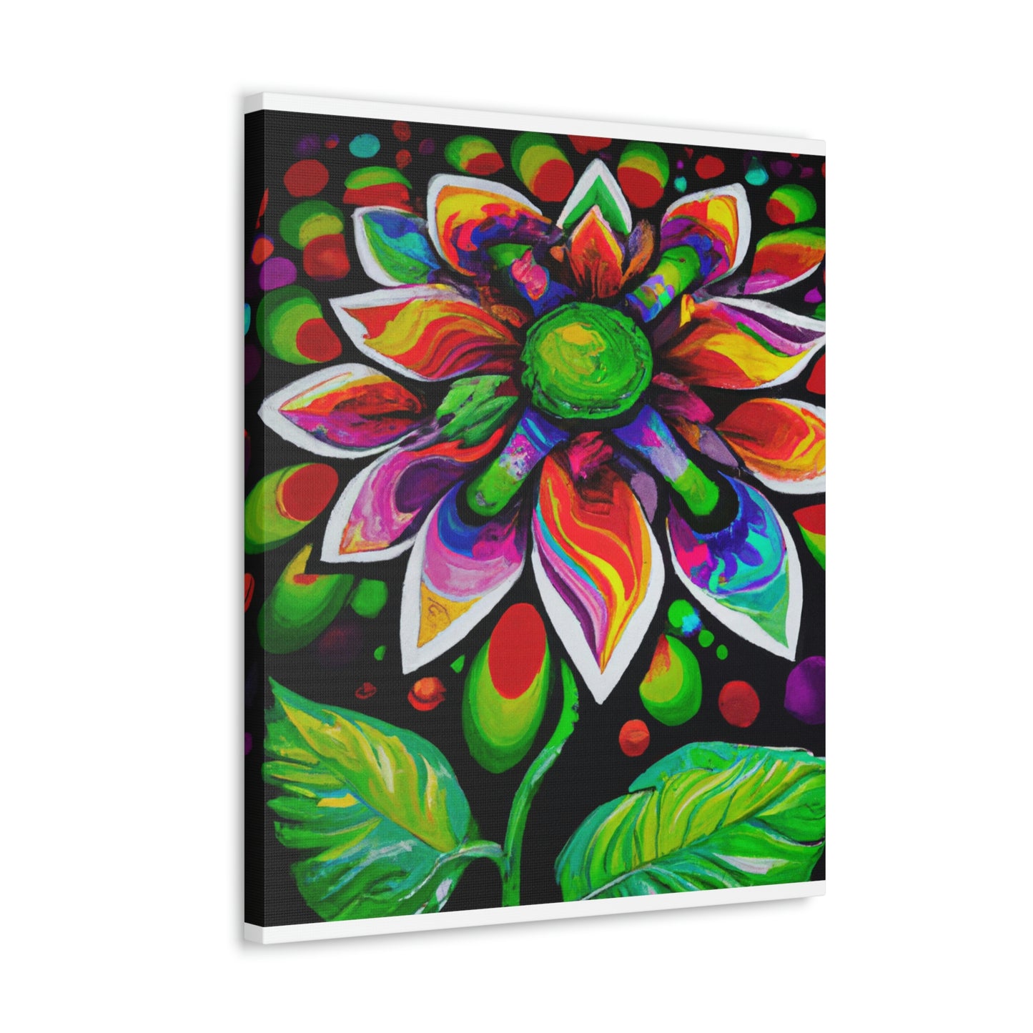 Vibrant Bloom. - Canvas