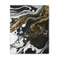 Neon Shadow Pour. - Canvas
