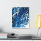 Aqua Tide. - Canvas