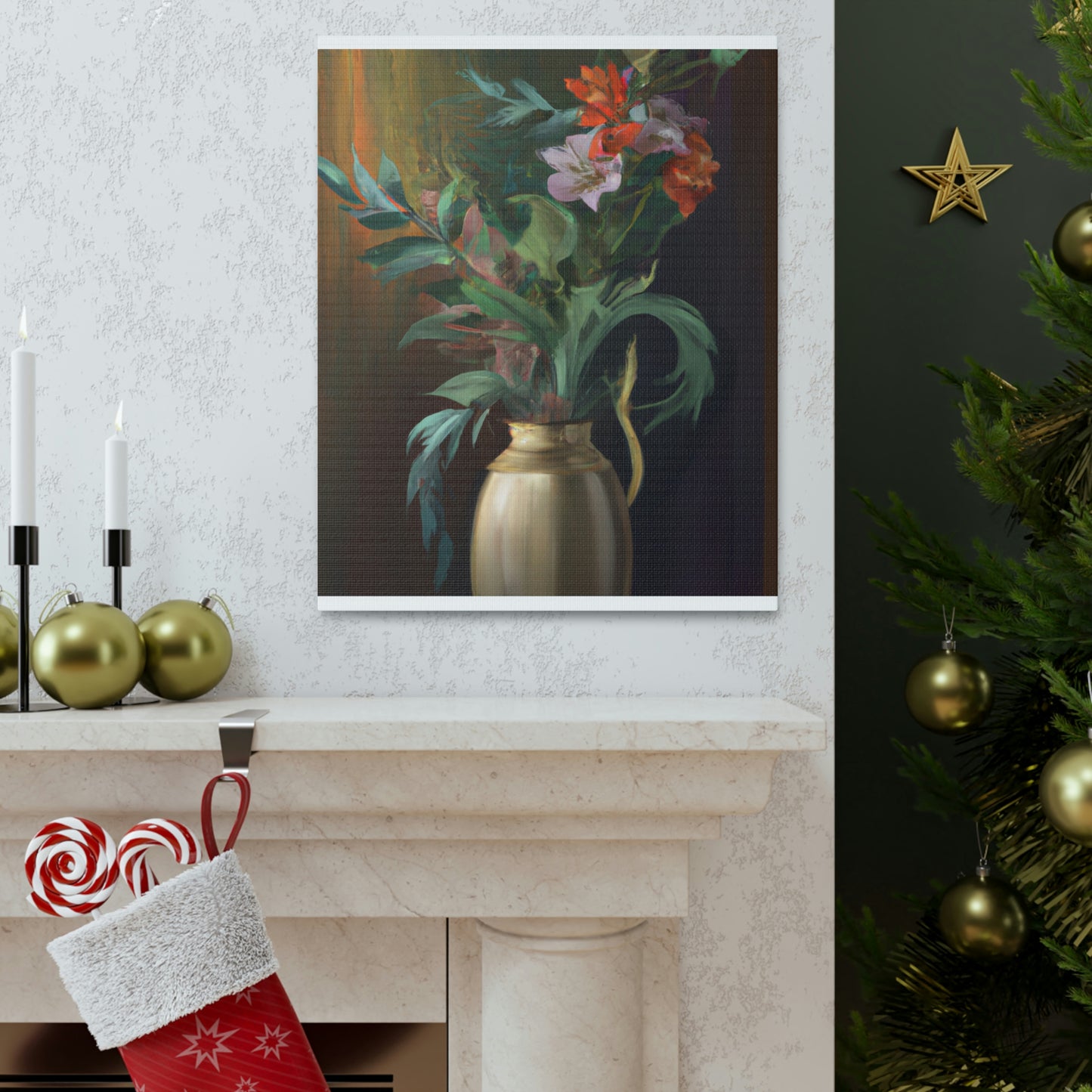 Floral Splendor Dream - Canvas