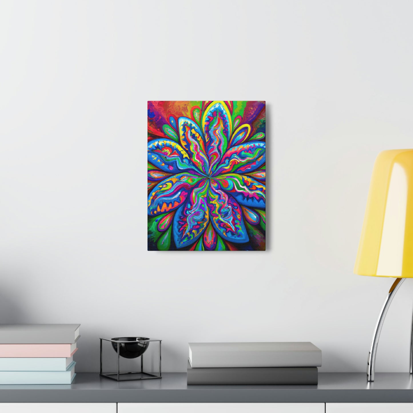 Psychedelic Bloom - Canvas
