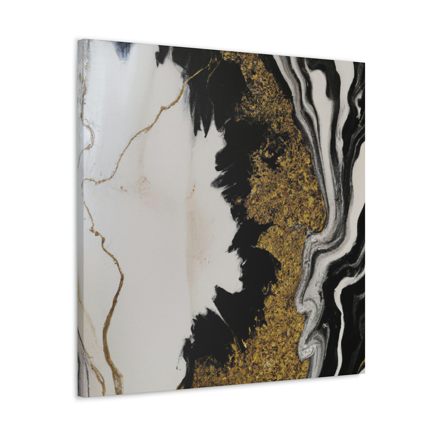 Golden Fusion Art - Canvas