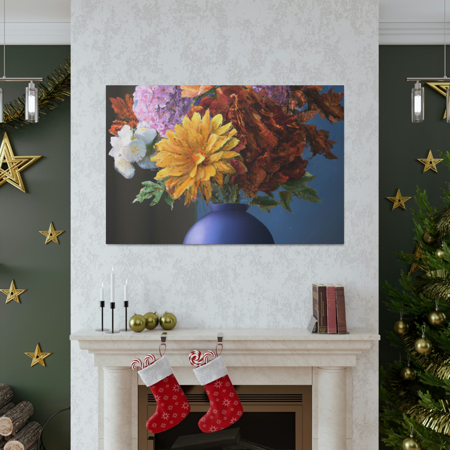 Floral Bloom Brilliance - Canvas