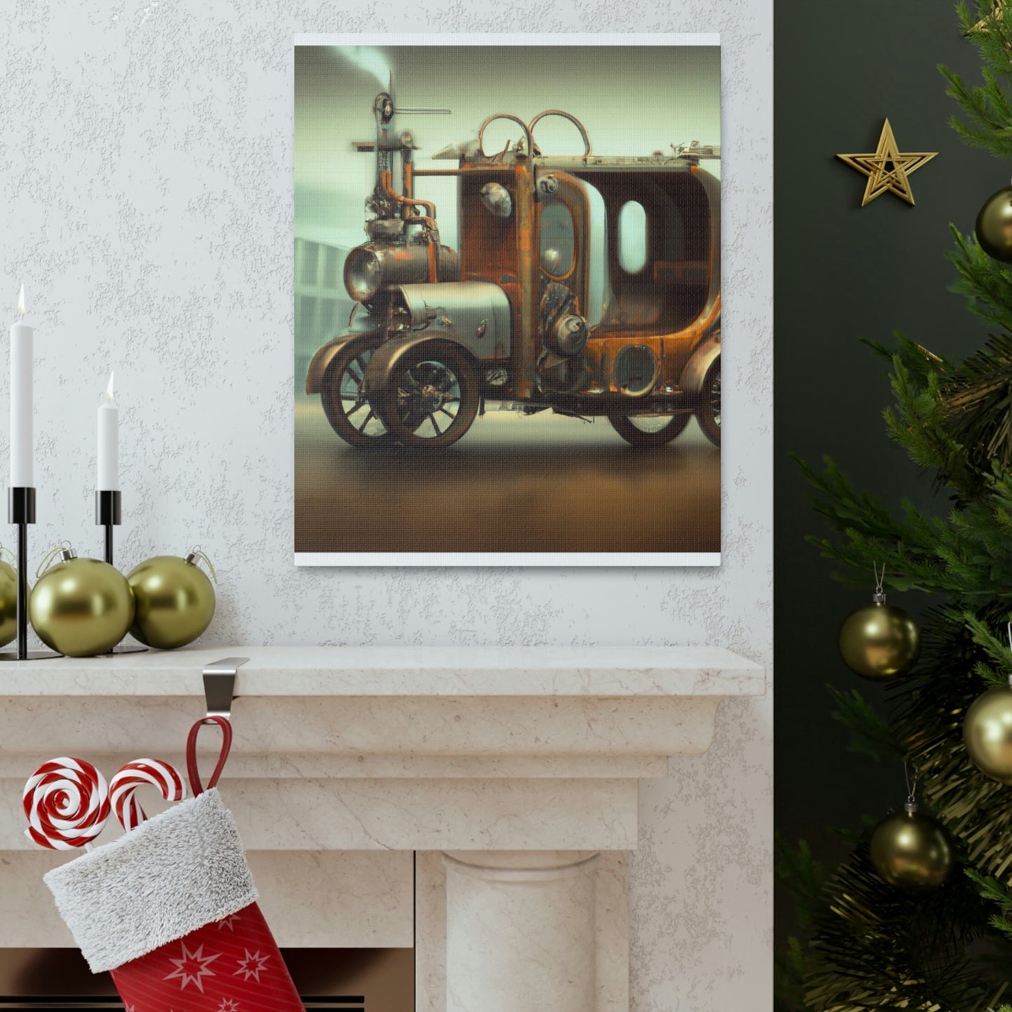 Steampunk Ride. - Canvas