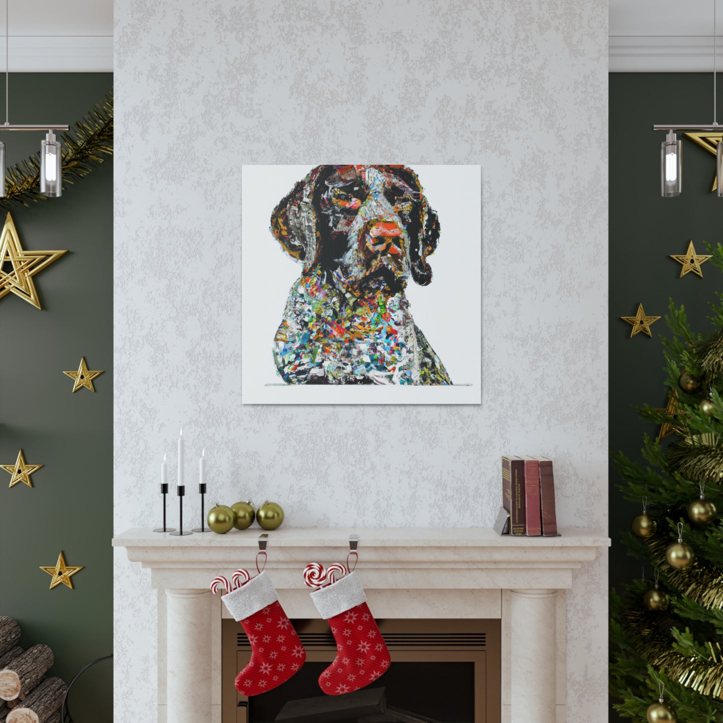Painted Pointer - Canvas