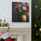 Vibrant Petal Bouquet. - Canvas