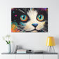 Feline Flourish. - Canvas
