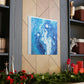 Cerulean Flow. - Canvas