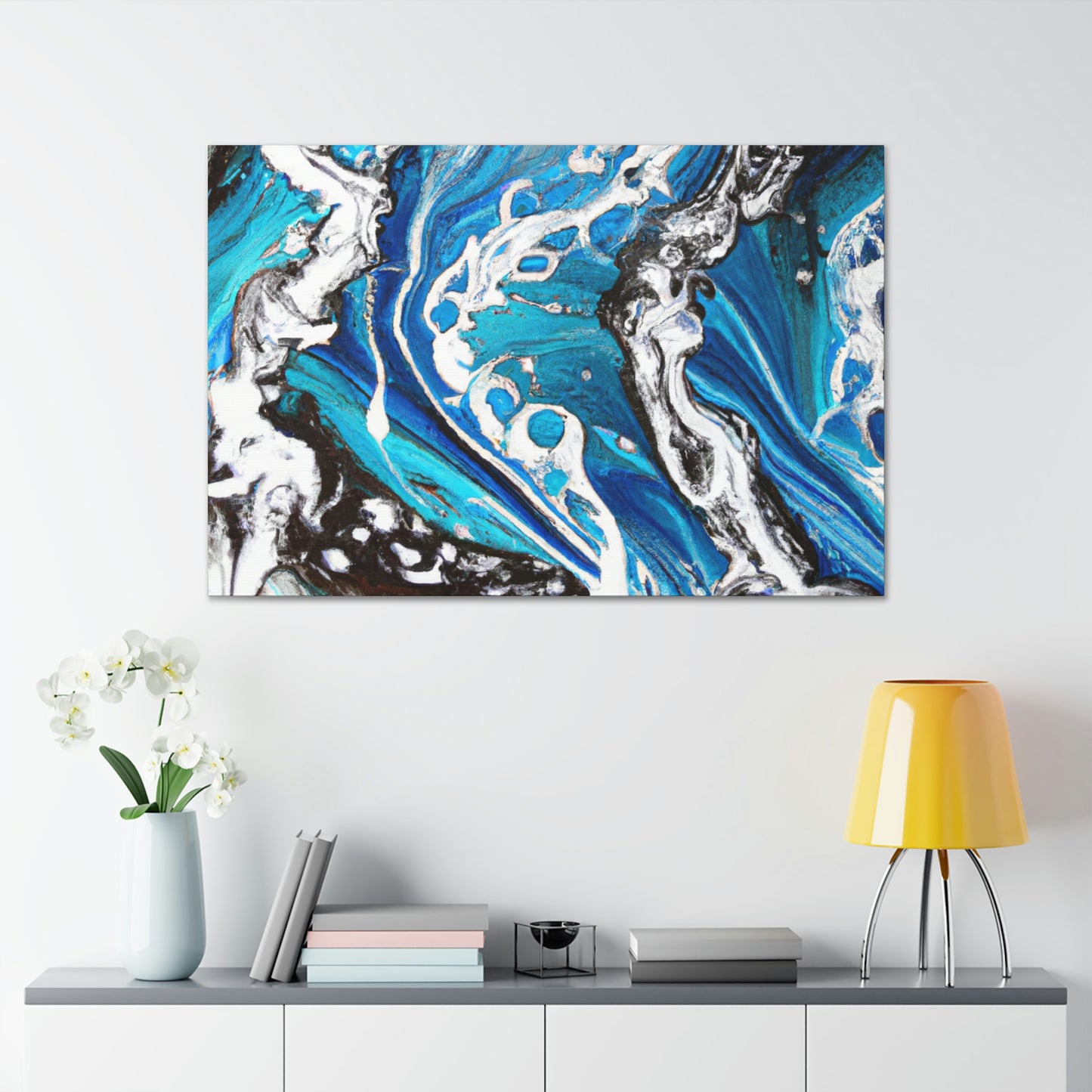 Blue Splendor. - Canvas