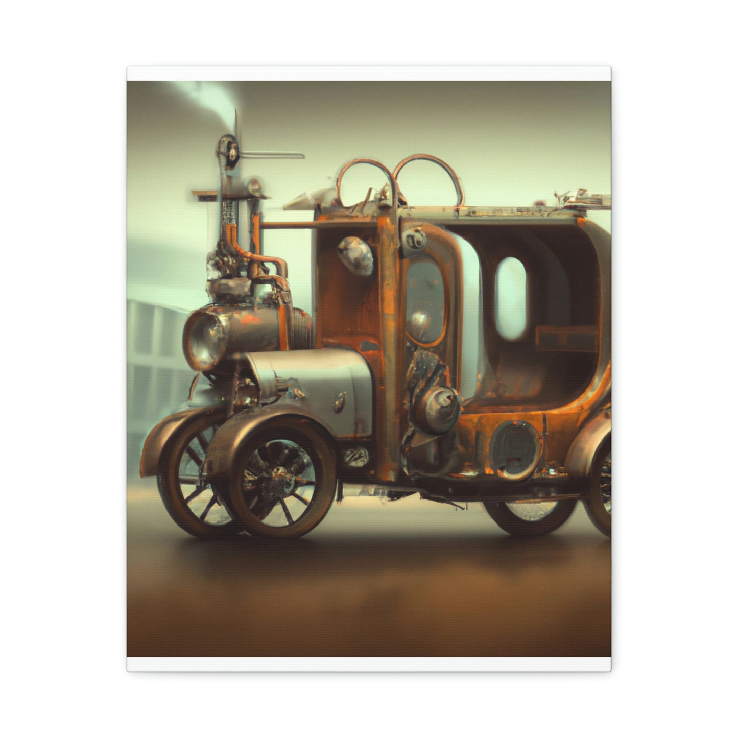 Steampunk Ride. - Canvas