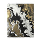 Gold Fluid Cascade. - Canvas