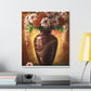 Floral Marvel Scene - Canvas
