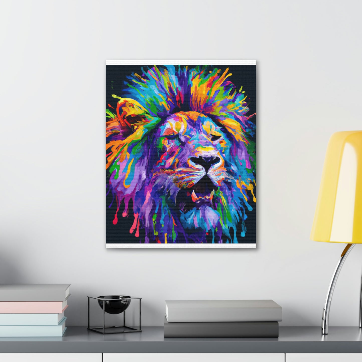 Lion Prismatic - Canvas