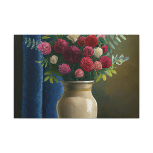 Floral Fantasia. - Canvas