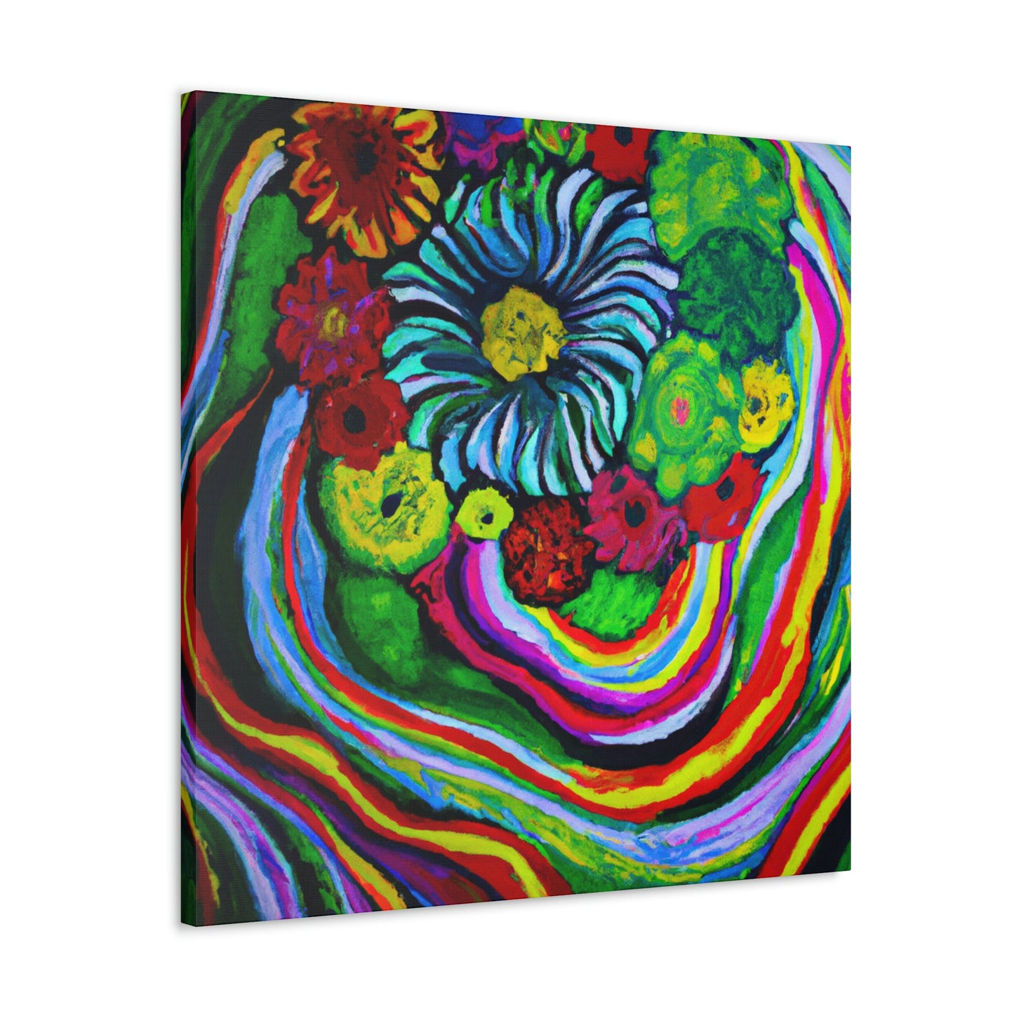 Vivid Blooms. - Canvas