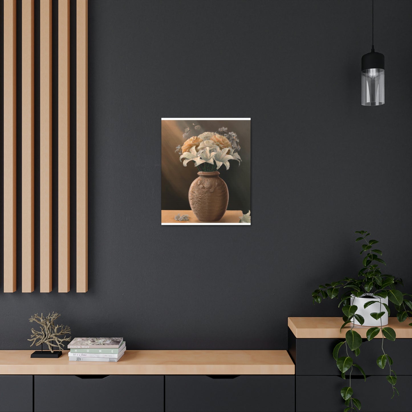 "Intricate Floral Bouquet." - Canvas
