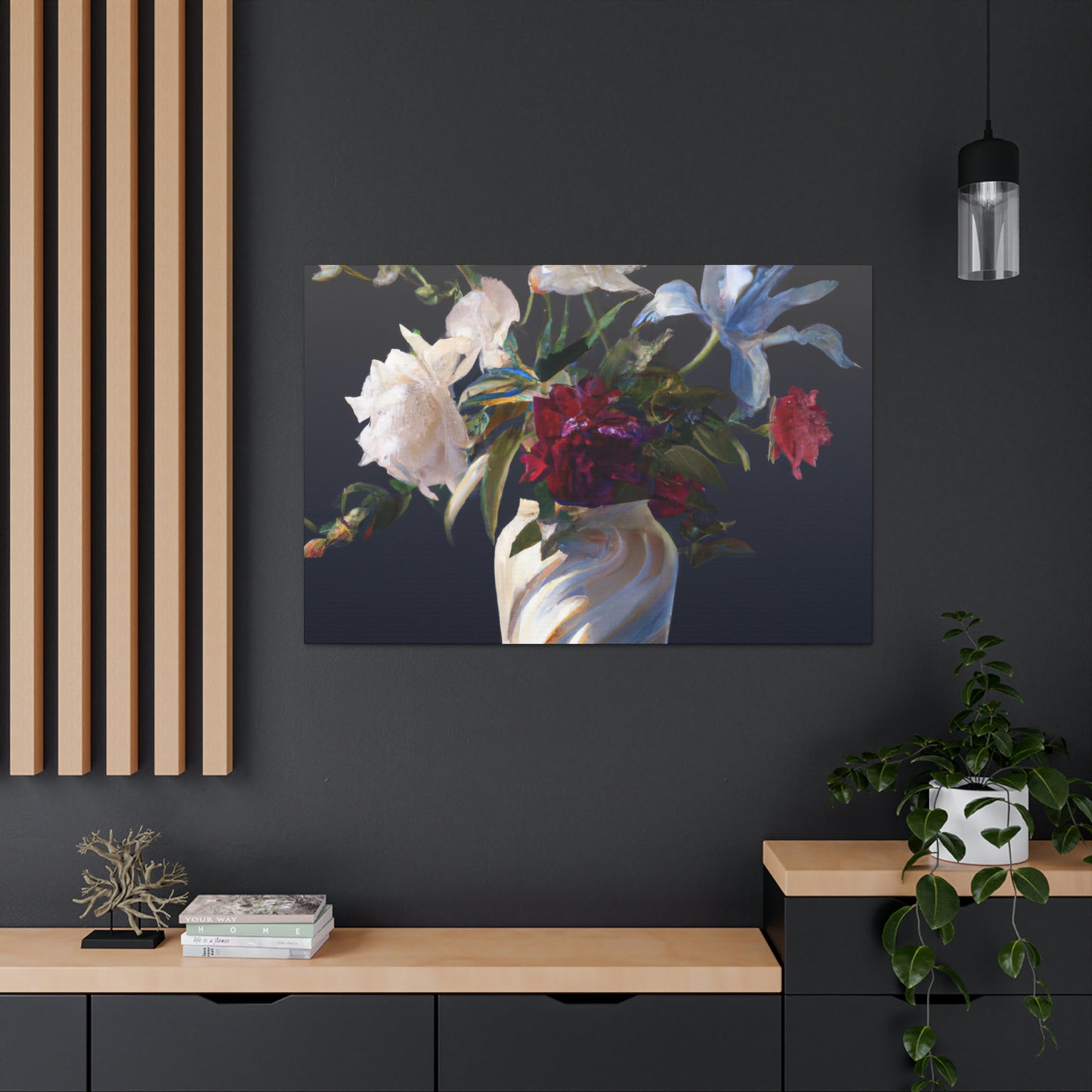 Floral Petal Splendor - Canvas