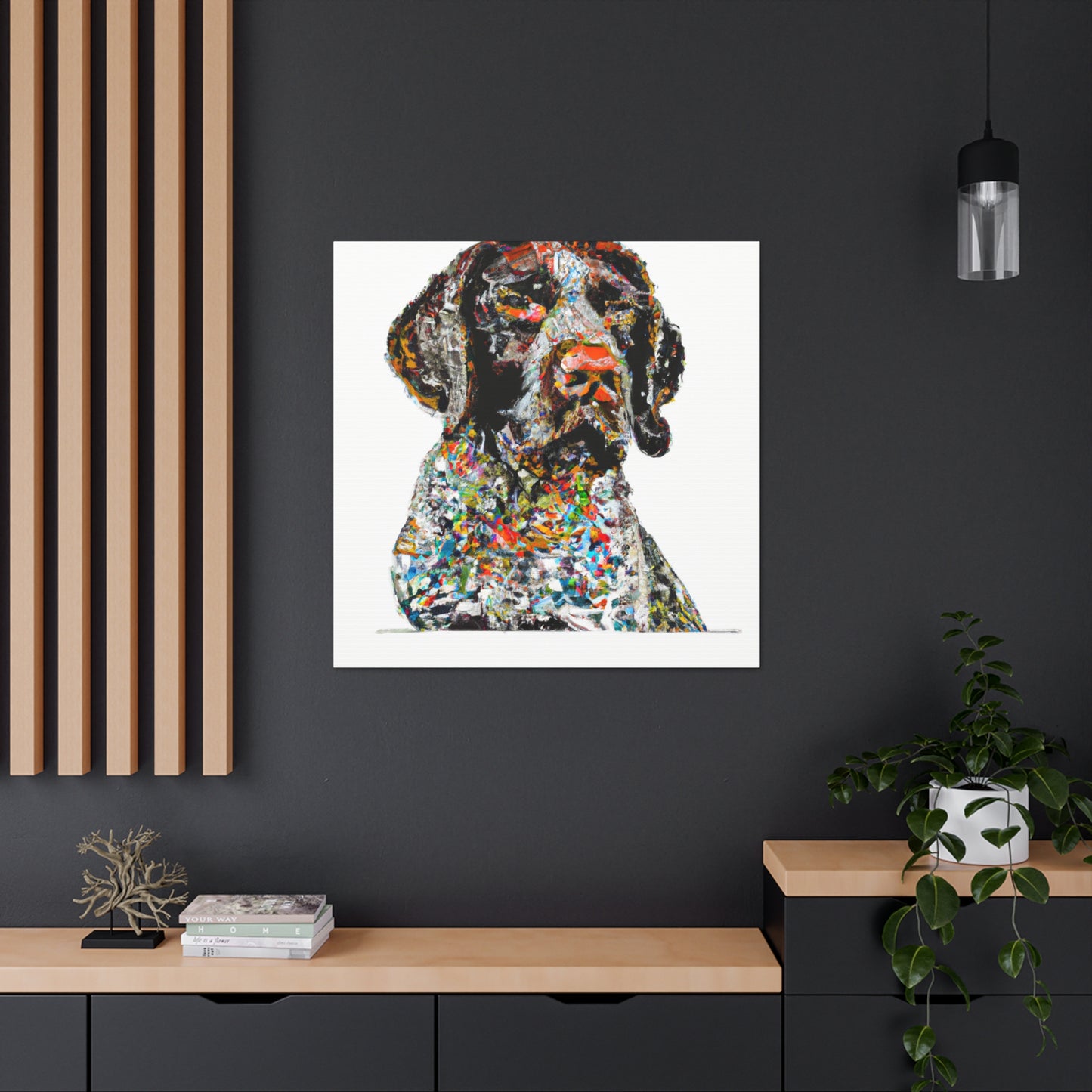 Painted Pointer - Canvas