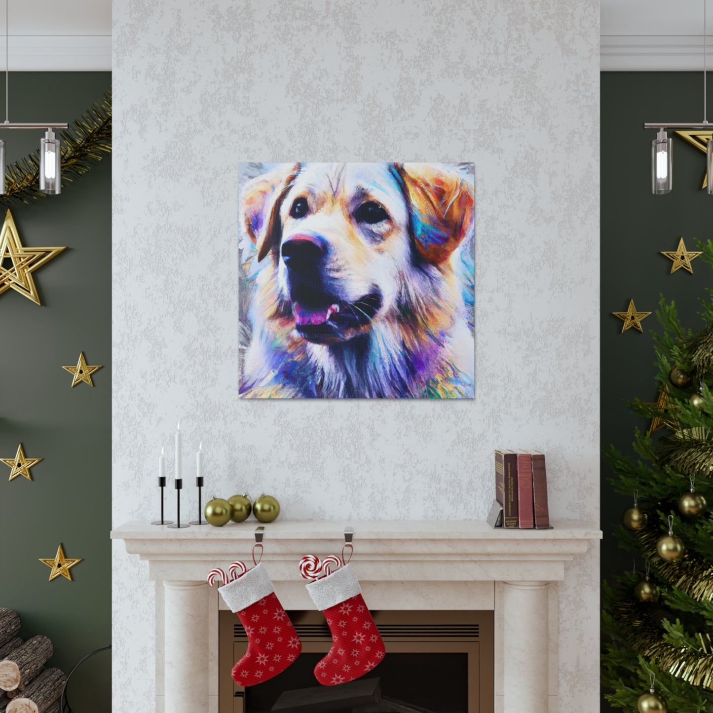 "Canine Elegance" - Canvas