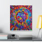 Trippy Floral. - Canvas