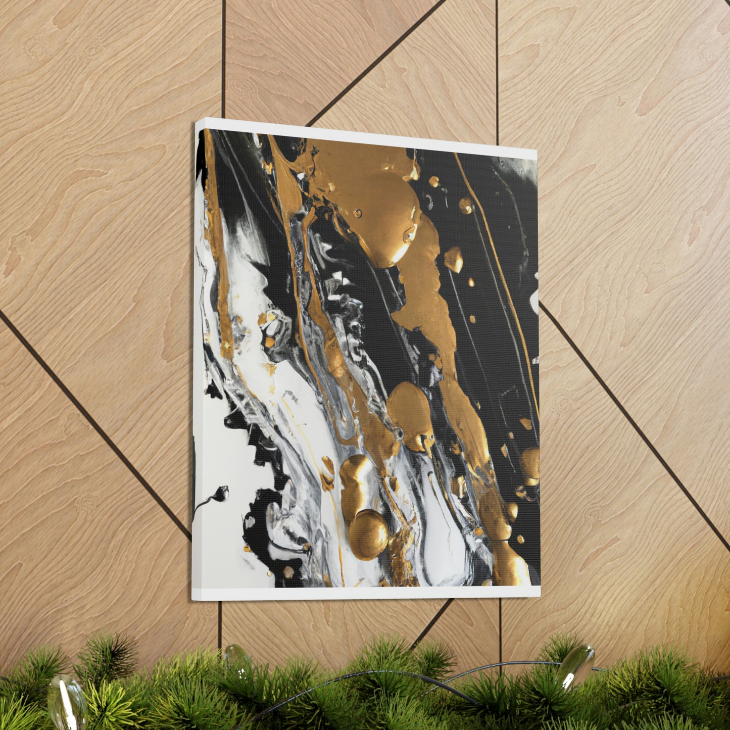 Glittering Noir Luxe - Canvas