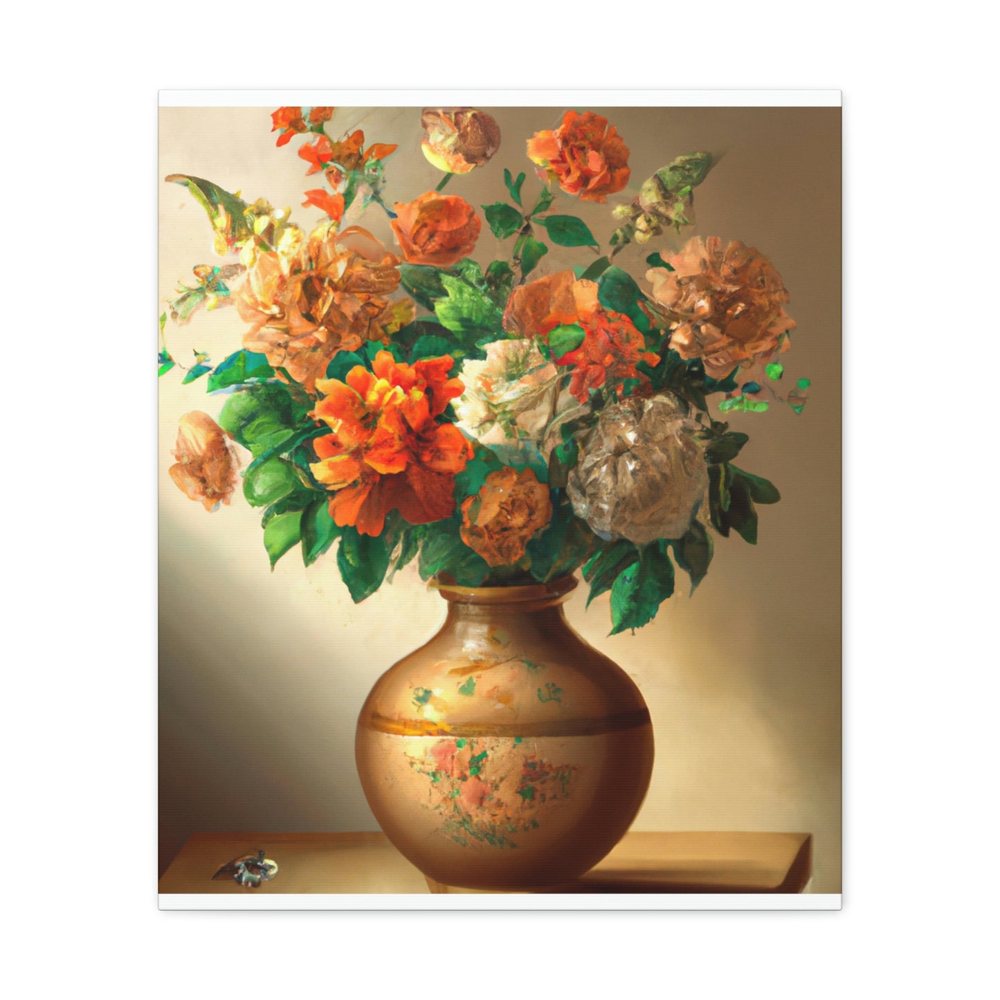 Floral Finesse Honed. - Canvas