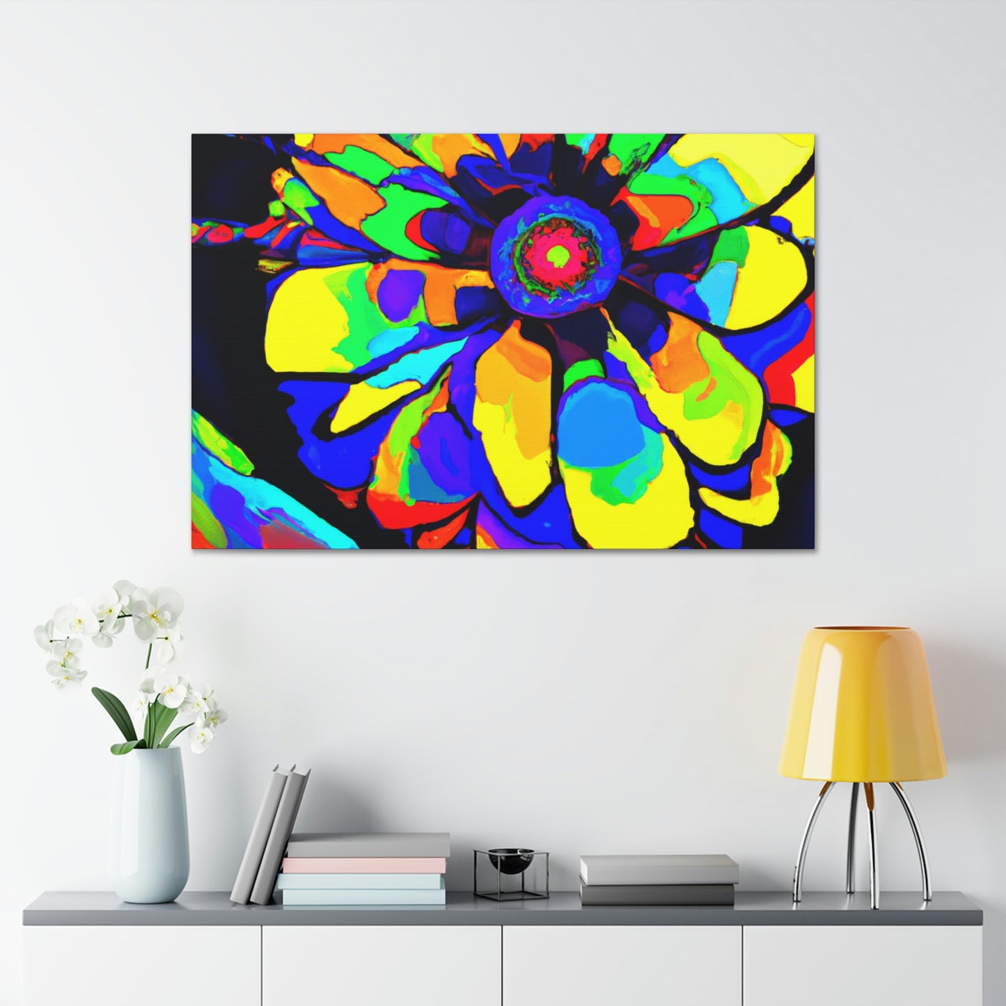 Vivid Flora. - Canvas
