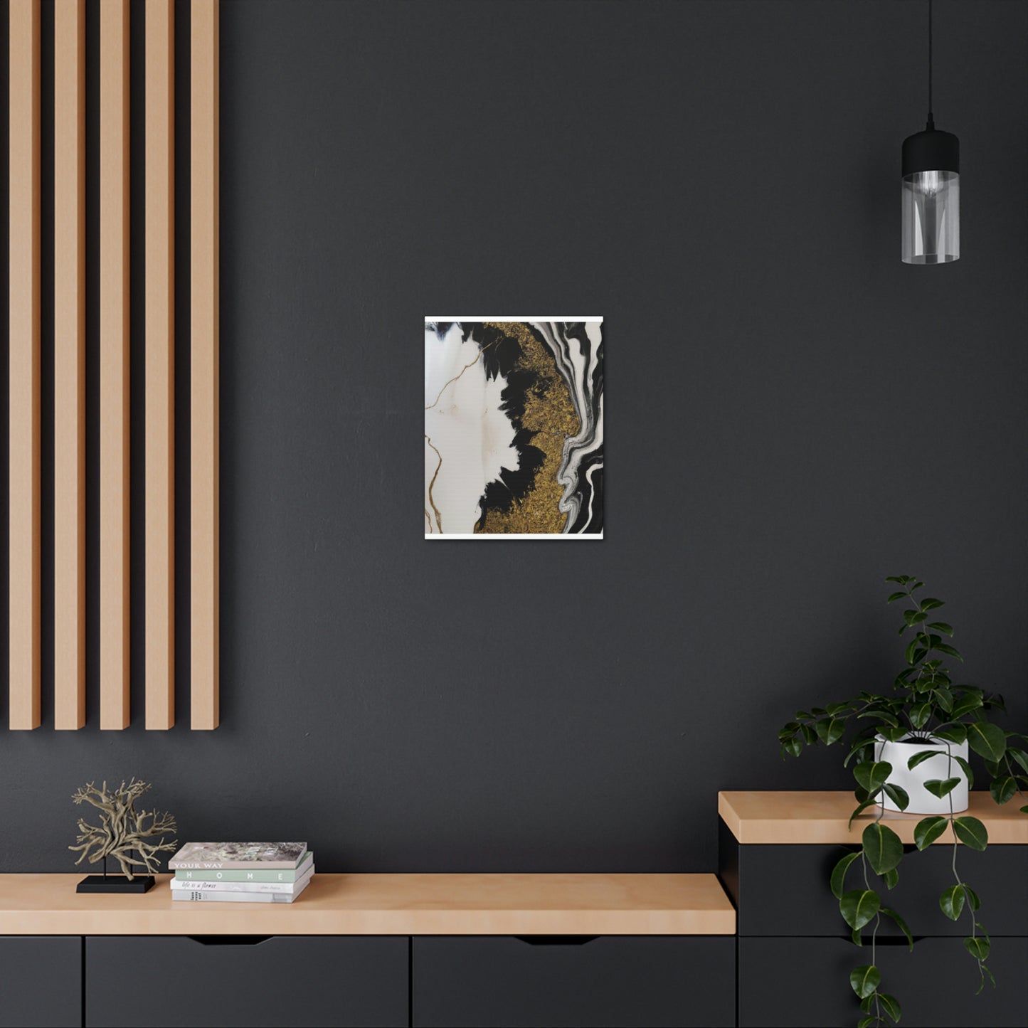 Golden Fusion Art - Canvas