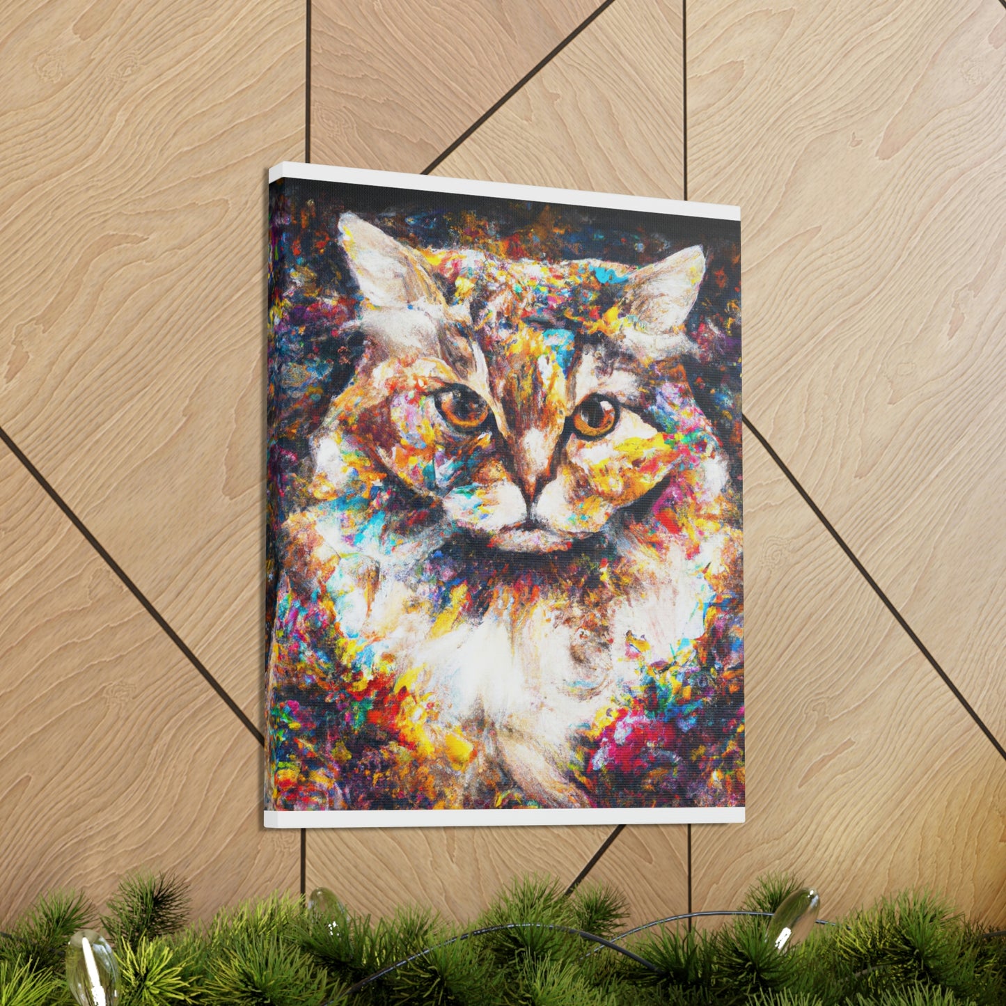 Flower Cat - Canvas