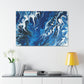 Aqua Tide. - Canvas