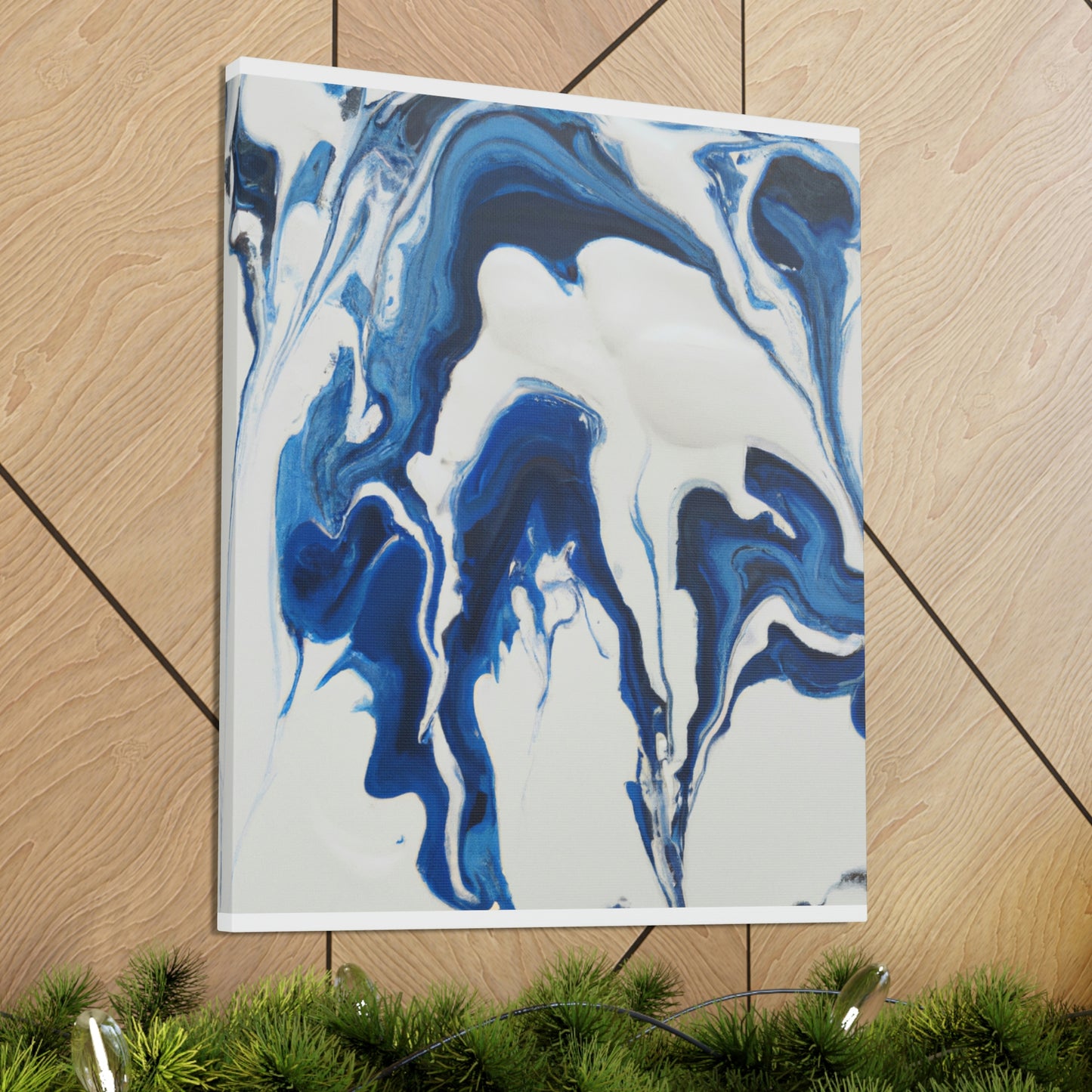 Blue Flux. - Canvas