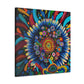 Vibrant Bloom. - Canvas