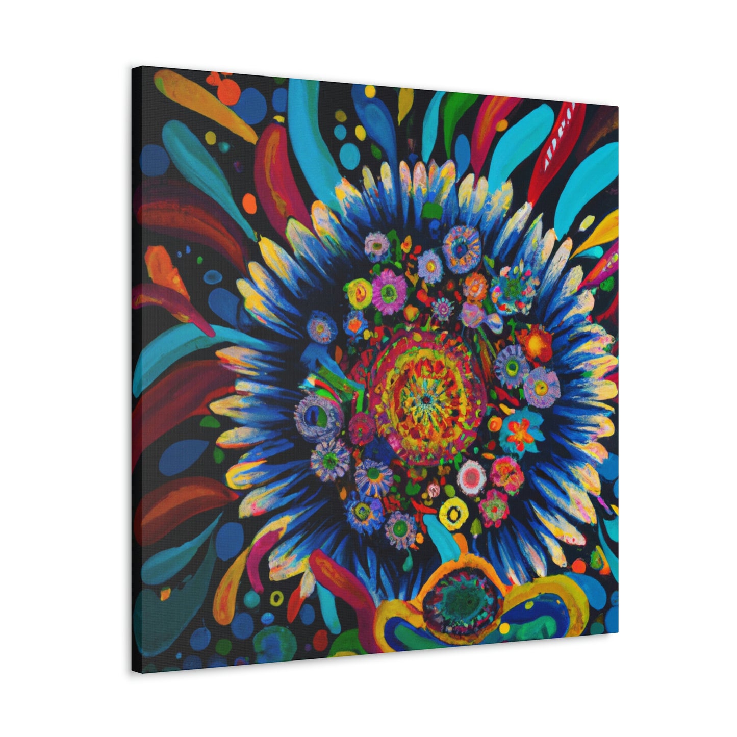 Vibrant Bloom. - Canvas