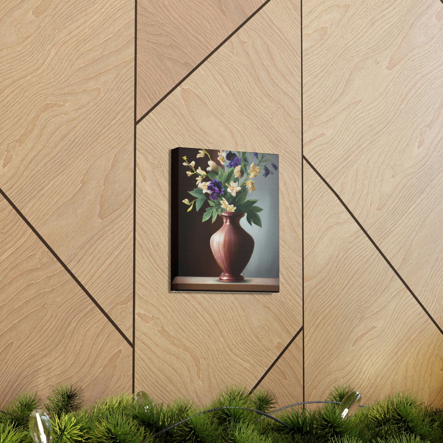 "Intricate Floral Weave." - Canvas
