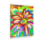 Vivid Floral Vibe. - Canvas
