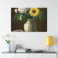 Floral Essence Glow. - Canvas