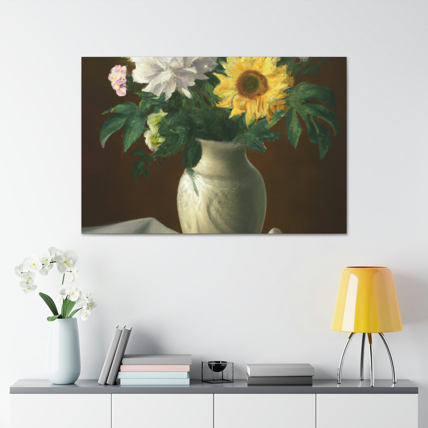 Floral Essence Glow. - Canvas