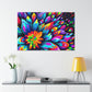 "Psychedelic Bloom" - Canvas