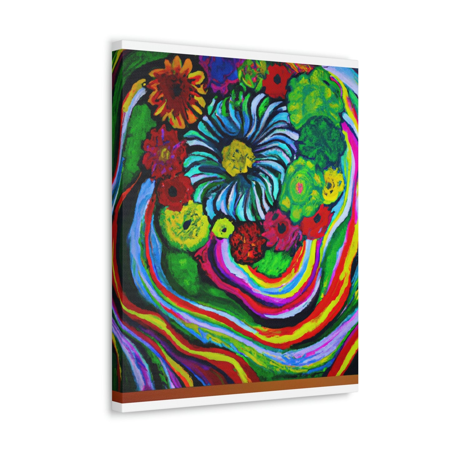 Vivid Blooms. - Canvas