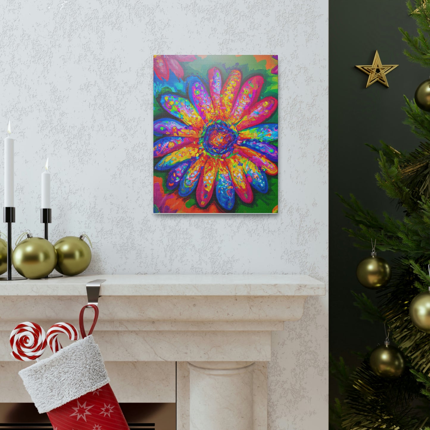 Vivid Blooms. - Canvas