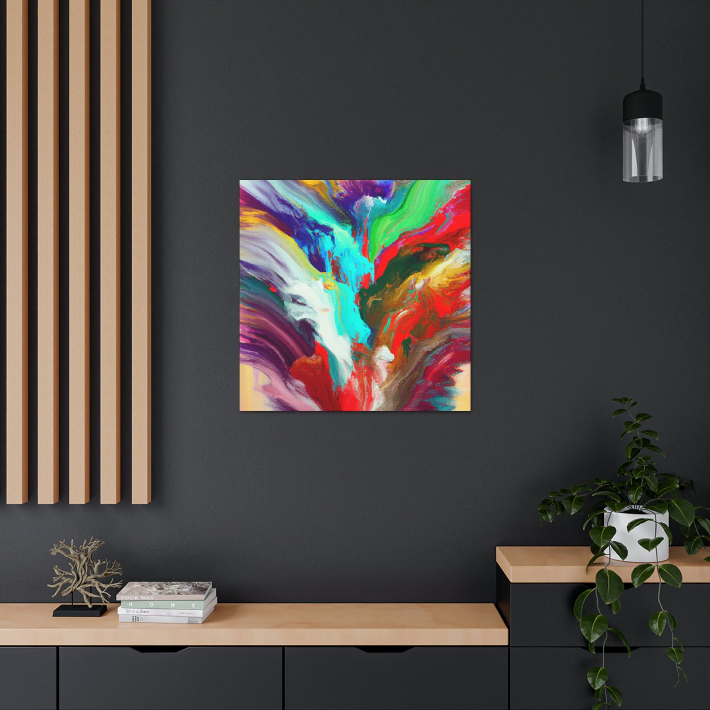 Nebula Hues. - Canvas