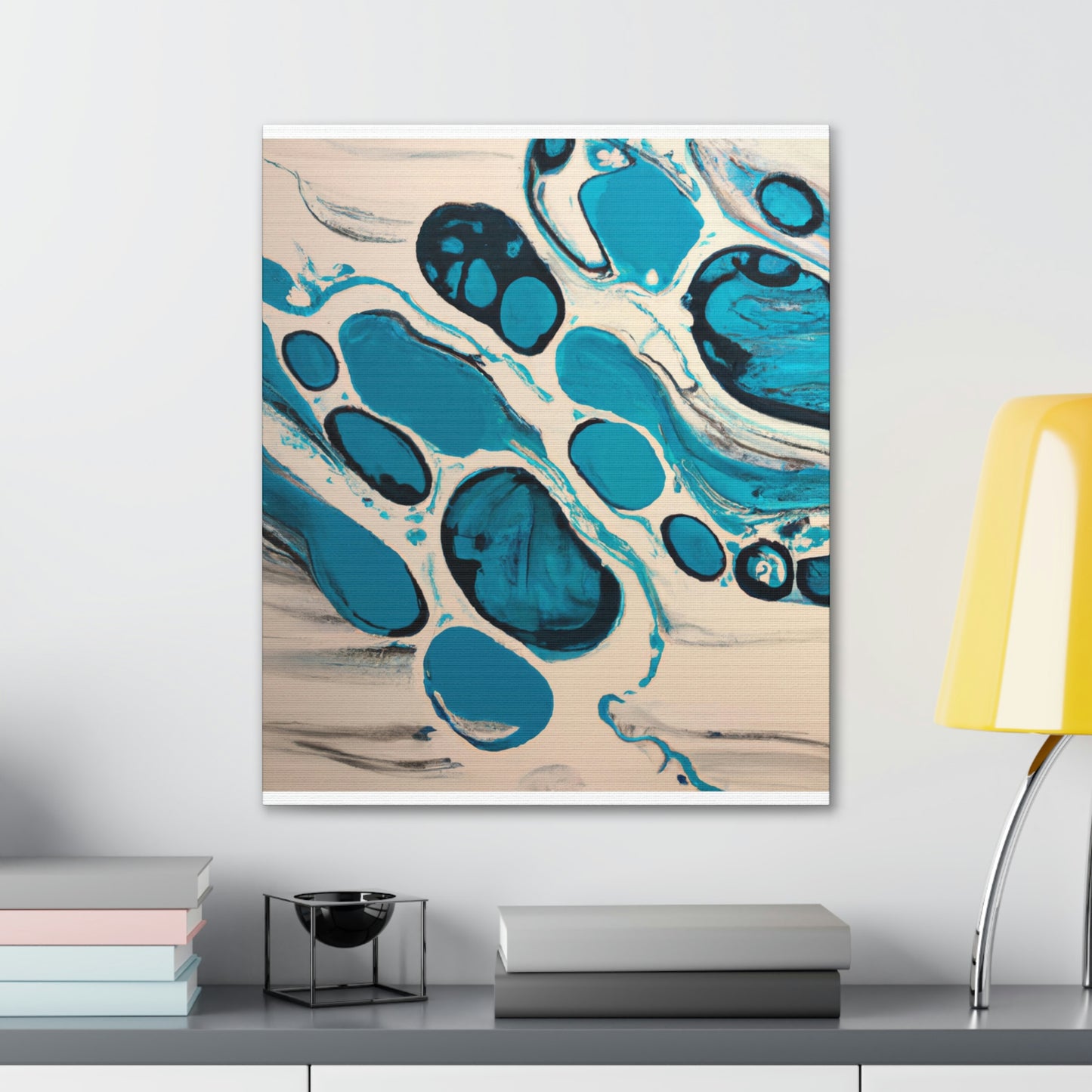 "Aqua Flow" - Canvas
