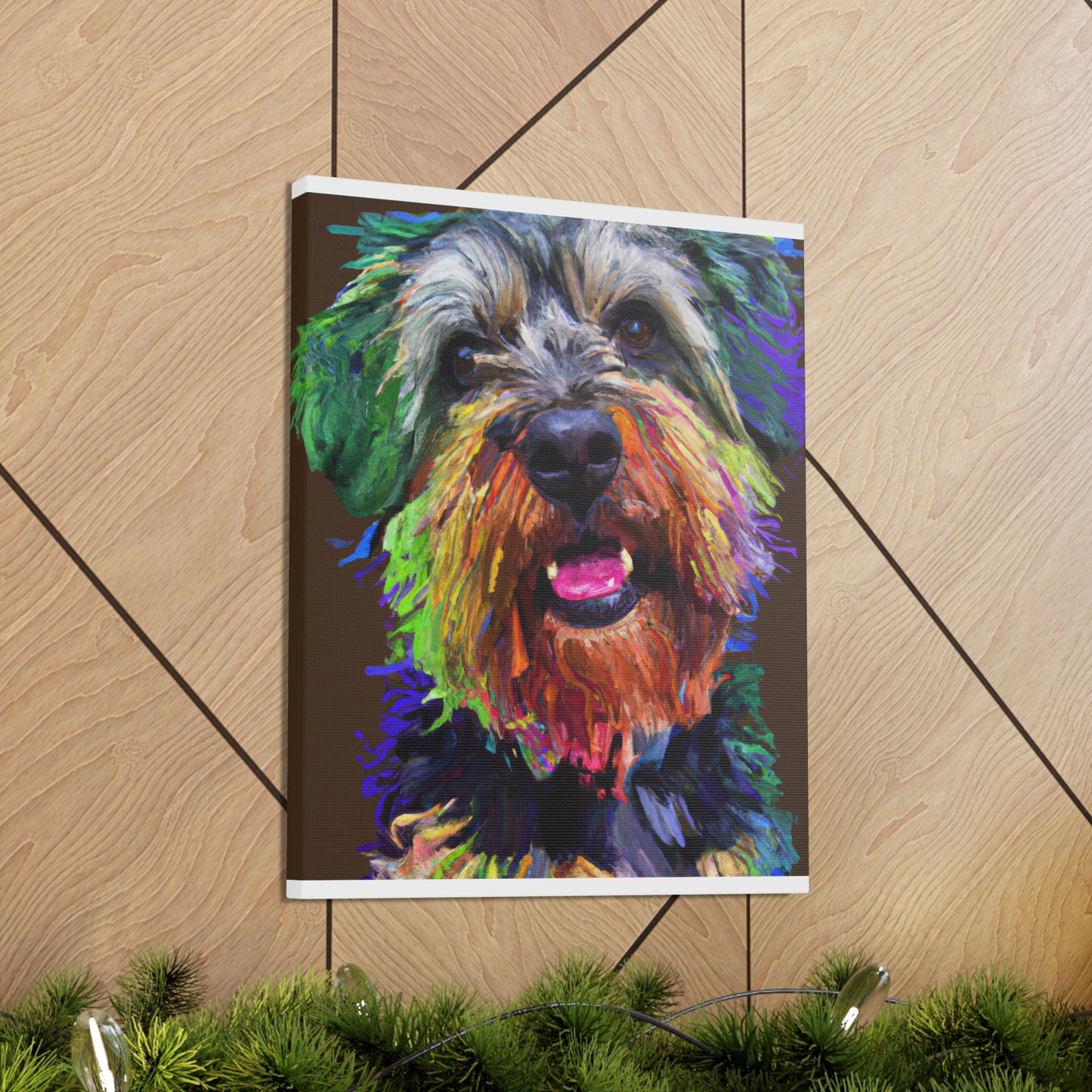 Canine Colorful. - Canvas